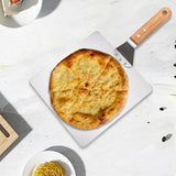 Maxbell 10 inch Stainless Steel Pizza Peel Portable Baking Tools Pizza Transfer Tool