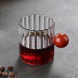 Maxbell Glass Coffee Milk Mug with Anti Scald Wooden Handle for Hotel Office Camping Clear