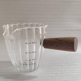 Maxbell Small Milk Mug with Scale 3oz High Temperature Resistant for Restaurant Cafe