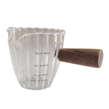 Maxbell Small Milk Mug with Scale 3oz High Temperature Resistant for Restaurant Cafe