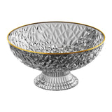 Maxbell Fruit Bowl Round Vegetable Strainer Basket Large for Countetop Breads Snacks Gray