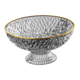 Maxbell Fruit Bowl Round Vegetable Strainer Basket Large for Countetop Breads Snacks Gray