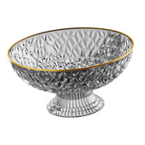 Maxbell Fruit Bowl Round Vegetable Strainer Basket Large for Countetop Breads Snacks Gray