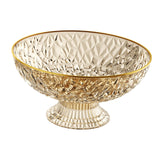 Maxbell Fruit Bowl Round Vegetable Strainer Basket Large for Countetop Breads Snacks Yellow