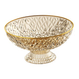 Maxbell Fruit Bowl Round Vegetable Strainer Basket Large for Countetop Breads Snacks Yellow