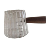 Maxbell Measuring Milk Glass Cup Espresso Accessories 180ml/16oz for Bar Office Home Transparent