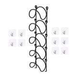 Maxbell Towel Holder Display Shelf Wrought Iron Wine Rack for Household Bathroom Bar