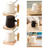 Maxbell Coffee Warmer and Mug Set for Desk Electric Beverage Warmer Plate for Office White with Base