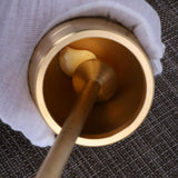 Maxbell Mortar and Pestle Set Copper Spice Grinder for Spice Spice Grinding Crushing