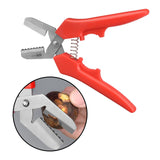 Maxbell Chestnuts Clip Multifunctional Manual Stainless Steel Chestnuts Shell Opener red