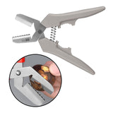 Maxbell Chestnuts Clip Multifunctional Manual Stainless Steel Chestnuts Shell Opener grey