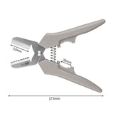 Maxbell Chestnuts Clip Multifunctional Manual Stainless Steel Chestnuts Shell Opener grey