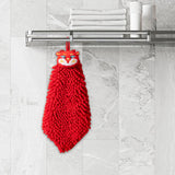 Maxbell New Year Hanging Hand Towels Soft Chenille Towels for Apartment Home Kitchen Male