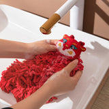 Maxbell New Year Hanging Hand Towels Soft Chenille Towels for Apartment Home Kitchen Male