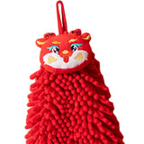 Maxbell New Year Hanging Hand Towels Soft Chenille Towels for Apartment Home Kitchen Male