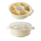 Maxbell Divided Serving Tray Food Storage Organizer for Chips and Dip Snacks without Lid