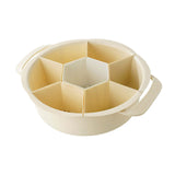 Maxbell Divided Serving Tray Food Storage Organizer for Chips and Dip Snacks without Lid