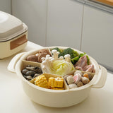 Maxbell Divided Serving Tray Food Storage Organizer for Chips and Dip Snacks without Lid