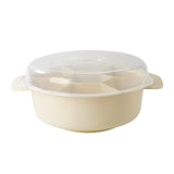 Maxbell Divided Serving Tray Food Storage Organizer for Chips and Dip Snacks with Lid