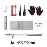Maxbell Oyster Shucker Tool Set Scallop Oysters Opener Tools for Seafood Stores Home