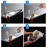 Maxbell Oyster Shucker Tool Set Scallop Oysters Opener Tools for Seafood Stores Home