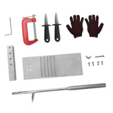 Maxbell Oyster Shucker Tool Set Scallop Oysters Opener Tools for Seafood Stores Home