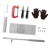 Maxbell Oyster Shucker Tool Set Scallop Oysters Opener Tools for Seafood Stores Home