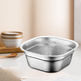 Maxbell Kitchen Strainer Washing Stainless Steel Colander for Spaghetti Fruits Pasta