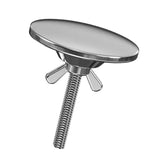 Maxbell Kitchen Sink Hole Cover Durable Kitchen Accessory 1.97inch Faucet Hole Cover Argent