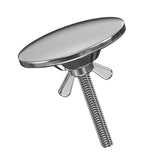 Maxbell Kitchen Sink Hole Cover Durable Kitchen Accessory 1.97inch Faucet Hole Cover Argent