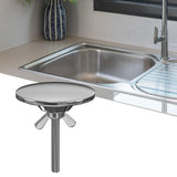 Maxbell Kitchen Sink Hole Cover Durable Kitchen Accessory 1.97inch Faucet Hole Cover Argent