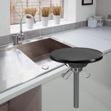 Maxbell Kitchen Sink Hole Cover Durable Kitchen Accessory 1.97inch Faucet Hole Cover Black