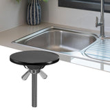 Maxbell Kitchen Sink Hole Cover Durable Kitchen Accessory 1.97inch Faucet Hole Cover Black