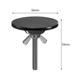 Maxbell Kitchen Sink Hole Cover Durable Kitchen Accessory 1.97inch Faucet Hole Cover Black