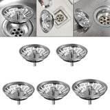 Maxbell Kitchen Sink Strainer Sink Plug Fastly Flow and Effective Catcher Sink Stopper 78mm