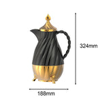 Maxbell Thermal Coffee Carafe Portable 34oz Beverage Pitcher for BBQ Camping Holiday Black