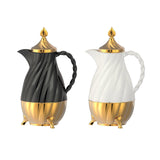 Maxbell Thermal Coffee Carafe Portable 34oz Beverage Pitcher for BBQ Camping Holiday Black