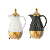 Maxbell Thermal Coffee Carafe Portable 34oz Beverage Pitcher for BBQ Camping Holiday Black