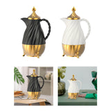 Maxbell Thermal Coffee Carafe Portable 34oz Beverage Pitcher for BBQ Camping Holiday Black