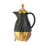 Maxbell Thermal Coffee Carafe Portable 34oz Beverage Pitcher for BBQ Camping Holiday Black
