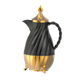 Maxbell Thermal Coffee Carafe Portable 34oz Beverage Pitcher for BBQ Camping Holiday Black