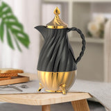 Maxbell Thermal Coffee Carafe Portable 34oz Beverage Pitcher for BBQ Camping Holiday Black
