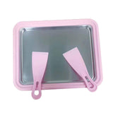 Maxbell Instant Ice Cream Maker Ice Cream Rolled Machine for Gelato Sorbets Pink