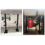 Maxbell Undermount Sink Bracket Adjustable Stable Sink Support for Kitchen Washbasin 41cm to 70cm