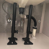 Maxbell Undermount Sink Bracket Adjustable Stable Sink Support for Kitchen Washbasin 41cm to 70cm