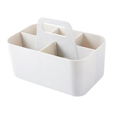 Maxbell Cosmetic Storage Bin with Handle 5 Slot for Hair Brush Nursery Shelf Corner