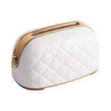 Maxbell Tissue Holder Built in Spring Inside Stylish Non Slip Tissue Cover for Hotel White
