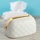 Maxbell Tissue Holder Built in Spring Inside Stylish Non Slip Tissue Cover for Hotel Green