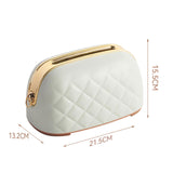 Maxbell Tissue Holder Built in Spring Inside Stylish Non Slip Tissue Cover for Hotel Green