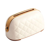 Maxbell Tissue Holder Built in Spring Inside Stylish Non Slip Tissue Cover for Hotel Beige